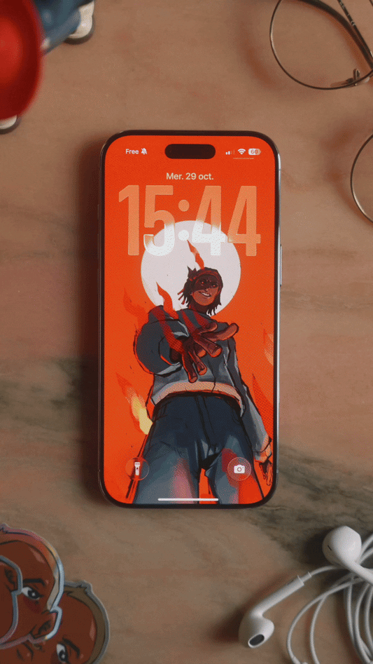 Pack 5 fonds écrans Version Rouge 🔴