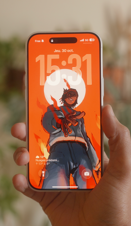 Pack 5 fonds écrans Version Rouge 🔴